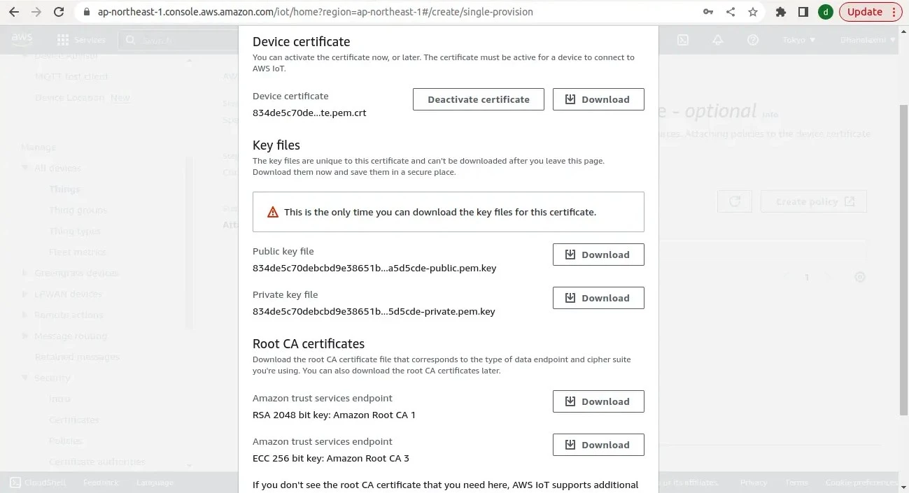 certificate creation